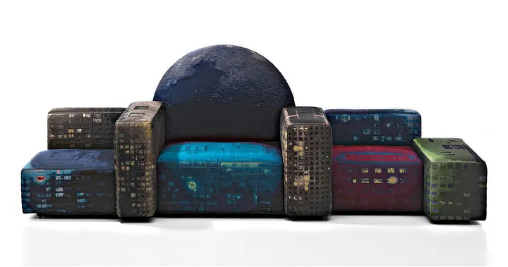 348 Notturno a New York Sofa, 1980 and 2010