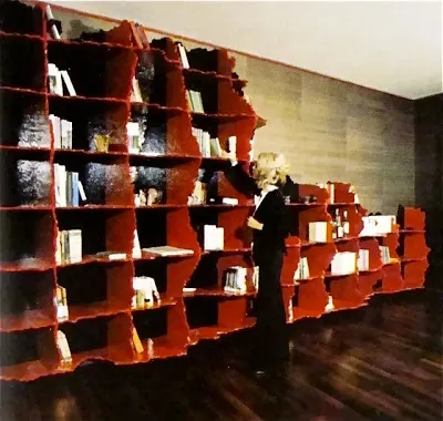 Carenza Bookcase Prototype, 1972–75