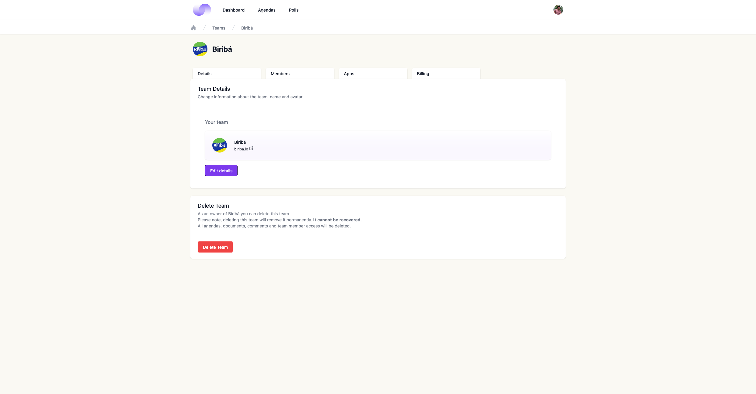 Boardshape team details